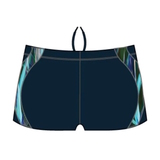Lentiggini Basic blue/print swimshort