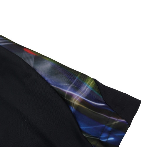 Lentiggini Basic black/print swim boxer