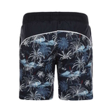  DJ DutchJeans Palm trees navy/print swimshort