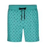 Island Lobster green/print swimshort