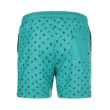 Island Lobster green/print swimshort