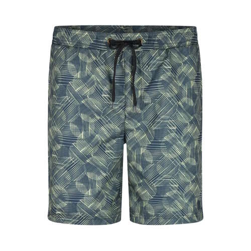 Island Art green/print swimshort