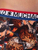 Muchachomalo Dutch Lion orange/print boxer short