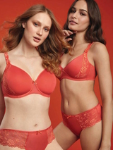Rosa Faia Colette red padded bra