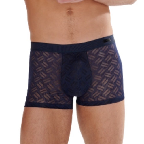 HOM Robbie navy blue sport trunk