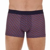 HOM Hal navy/print sport trunk