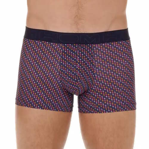 HOM Hal navy/print sport trunk