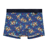 HOM Big Bisous blue/print modal boxershort