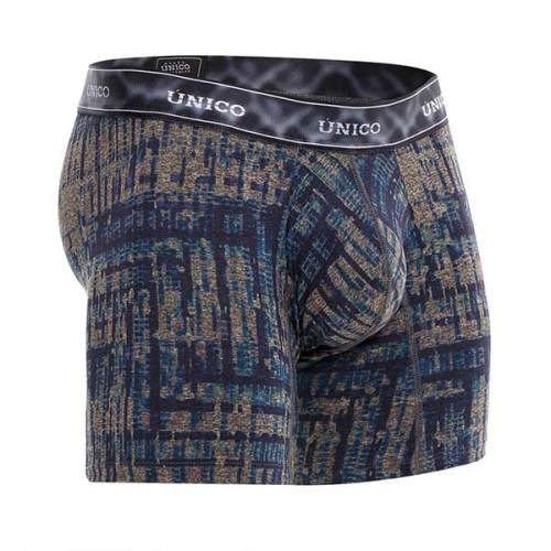 Mundo Unico Nublado brown/print sport boxershort
