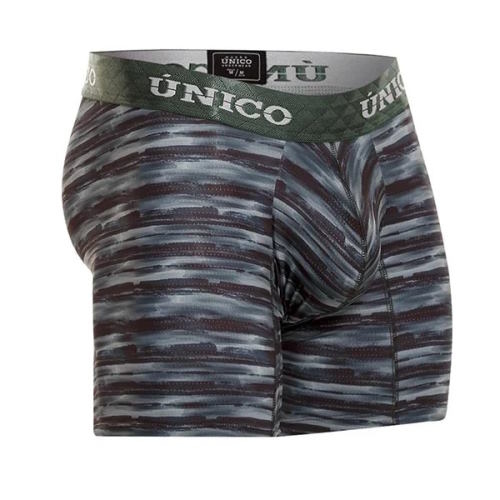 Mundo Unico Lienzo green/print sport boxershort