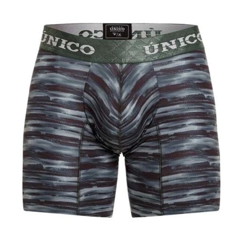Mundo Unico Lienzo green/print sport boxershort