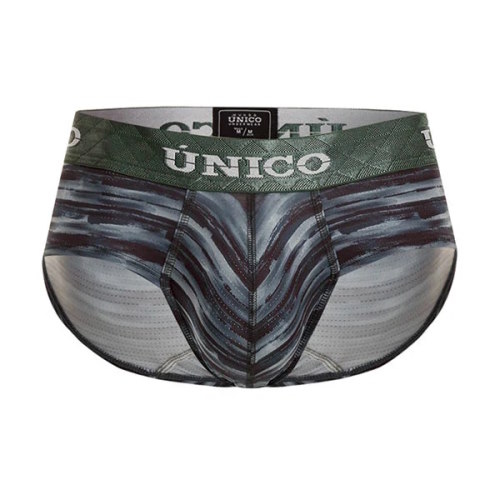 Mundo Unico Lienzo green/print sport brief