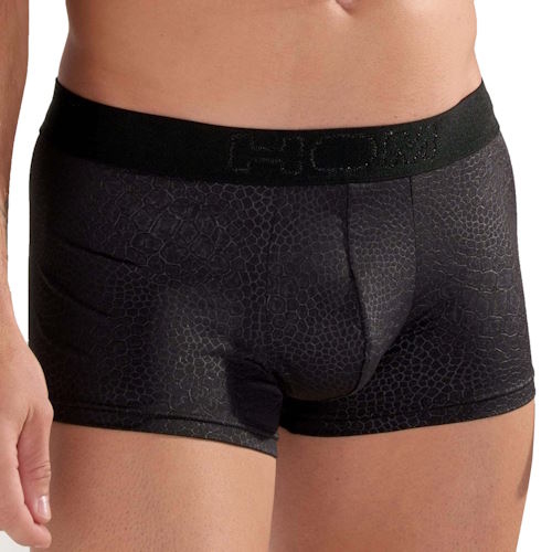 HOM Florida black/print sport trunk