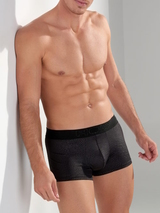 HOM Florida black/print sport trunk