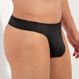 HOM Florida black/print men thong