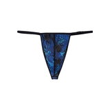 HOM Palay blue/print men thong