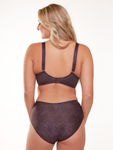 LingaDore Daily Maxi Slip brown/print high waist brief