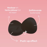 LingaDore TRIANGLE BRA/ BIKINI PUSH UP INSERT  black accessorie