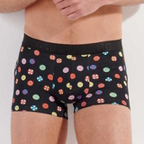 HOM Fabian black/print trunk