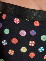 HOM Fabian black/print trunk