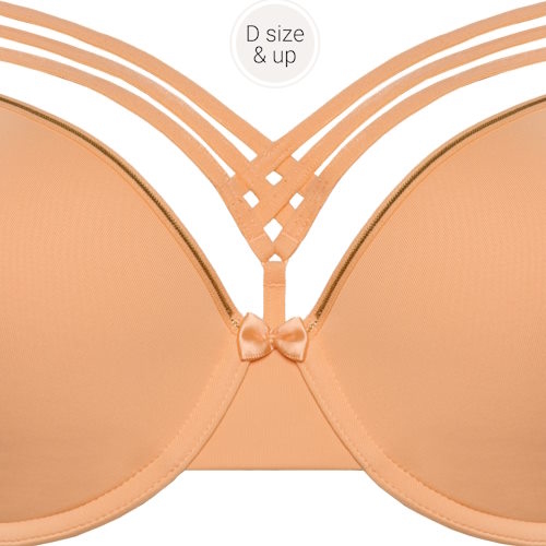 Marlies Dekkers Dame de Paris apricot/gold padded bra