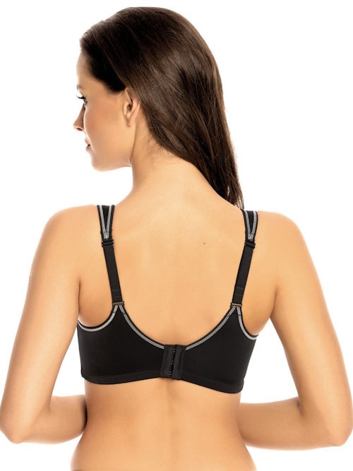 Viania 101470 black sport bra