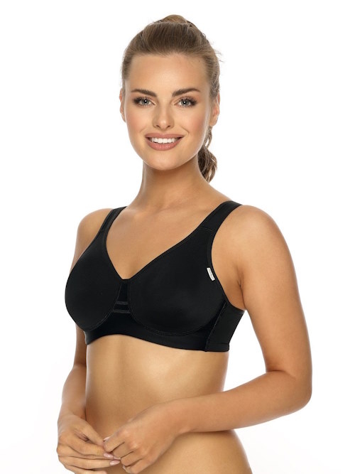 Viania 14750 Wellness black sport bra