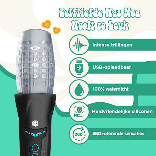 PureVibe Tornado Touch black/grey masturbator
