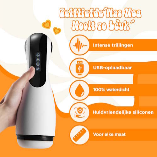 PureVibe Squeezing Seduction white/black masturbator