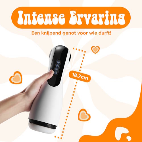 PureVibe Squeezing Seduction white/black masturbator
