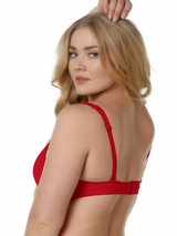 After Eden D-Cup & Up LIV red padded bra