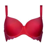 After Eden D-Cup & Up LIV red padded bra