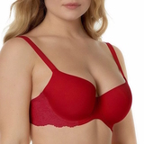 After Eden D-Cup & Up LIV red padded bra