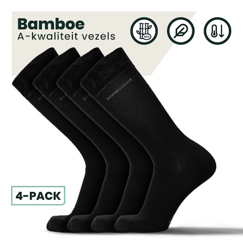 Bamboosa Jason black socks