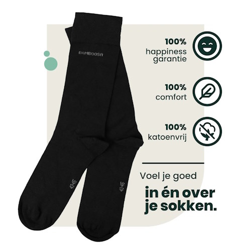 Bamboosa Jason black socks