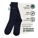 Bamboosa Jason navy blue socks