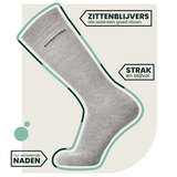 Bamboosa Jason grey melange socks