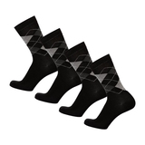 Bamboosa Steve black/print socks