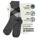 Bamboosa Steve anthracite socks