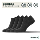 Bamboosa Jordan anthracite sneaker socks