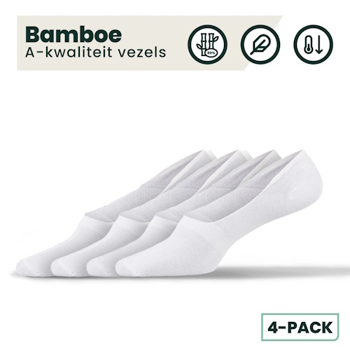 Bamboosa Joshua white footies