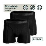 Bamboosa Lewis black bamboo boxer short