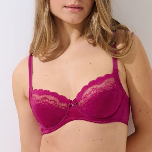 Lisca Evelyn fuchsia non-padded bra