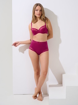 Lisca Evelyn fuchsia high waist brief
