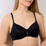 Lisca Opal black wireless bra