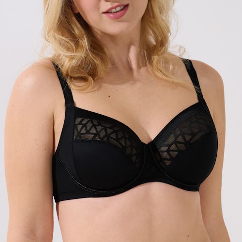 Lisca Opal black non-padded bra