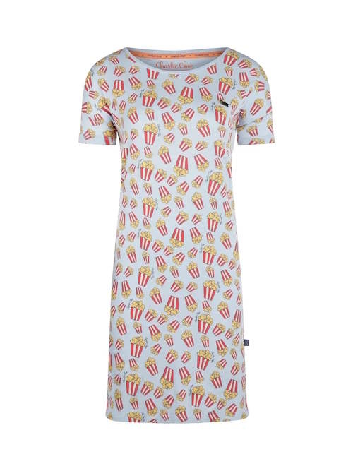 Charlie Choe Retro nights blue/print nightdress
