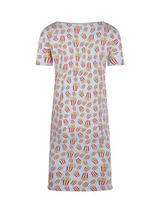 Charlie Choe Retro nights blue/print nightdress