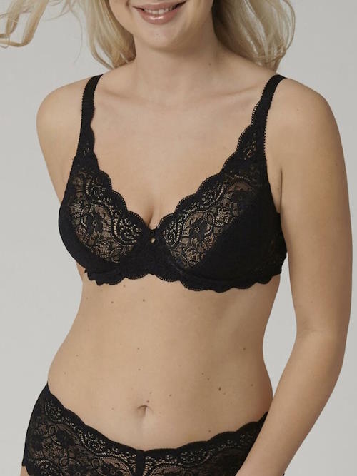 Triumph Amourette Spotlight black non-padded bra
