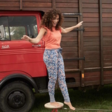 Charlie Choe Retro nights blue/print pyjama pant
